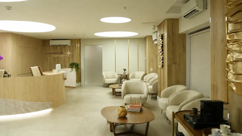 Ambiente de atendimento da Alphaview Concept em Alphaville